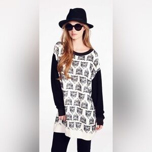 Wildfox Fox Hunt Roadtrip Sweater | XS